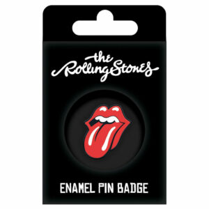 The Rolling Stones - Lips Enamel Pin Badge