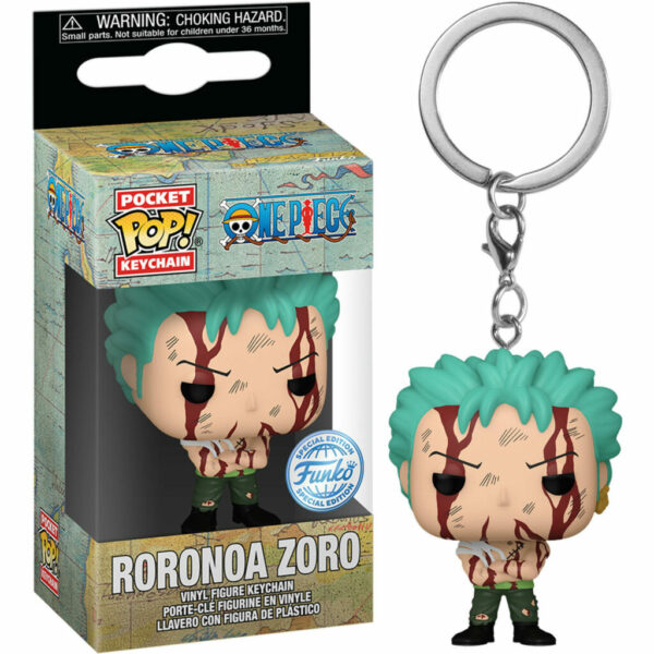 One Piece Nothing Happened Zoro Pocket Pop! Keychain