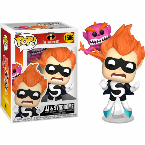 The Incredibles 20th Anniversary JJ and Syndrome Pop! Vinyl Figure