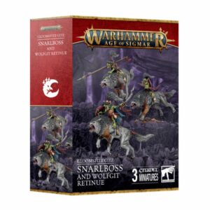 Gloomspite Gitz Snarlboss & Wolfgit Retinue