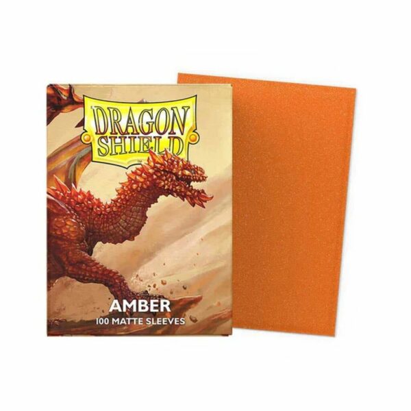 Dragon Shield Spilaplöst Matt Amber100)