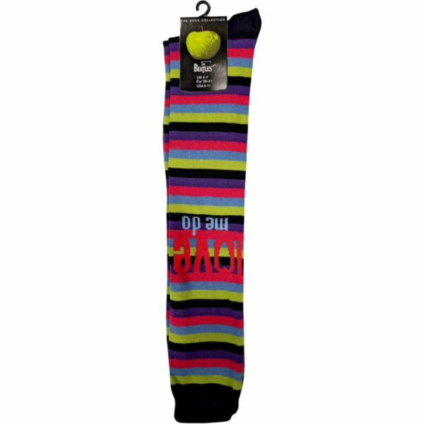 The Beatles Ladies Knee High Socks: Love - Image 2