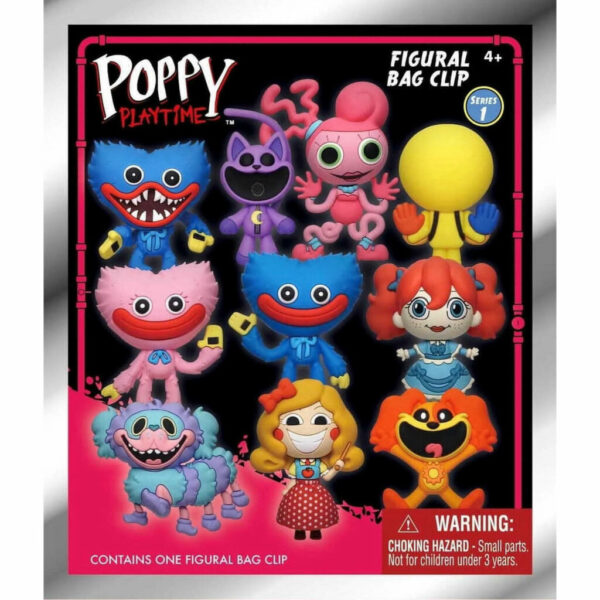 Poppy Playtime 3D Foam Bag Clip