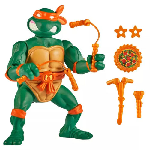 TMNT Classic Michaelangelo Storage Shell Action Figure
