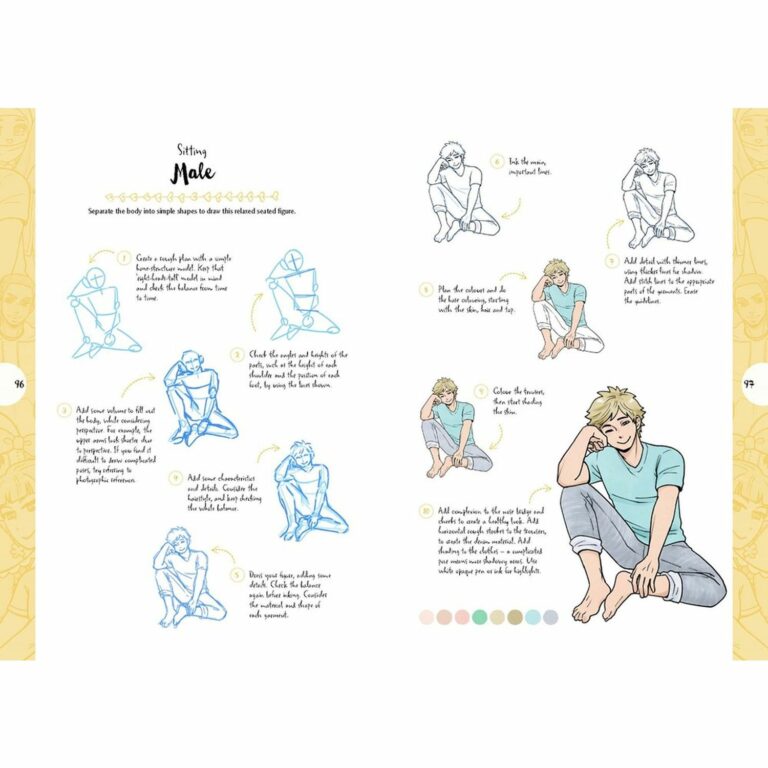 10 Step Drawing: Manga : Draw Over 30 Manga Images in 10 Easy Steps ...