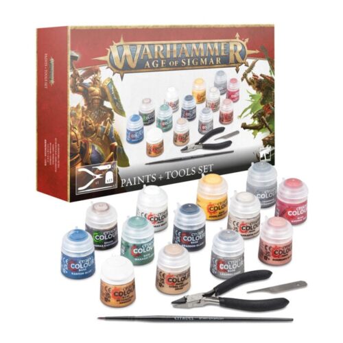 Age of Sigmar Paints + Tools Set