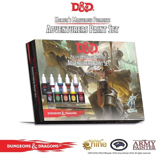 D&D Málningarsett: Adventurers Paint Set