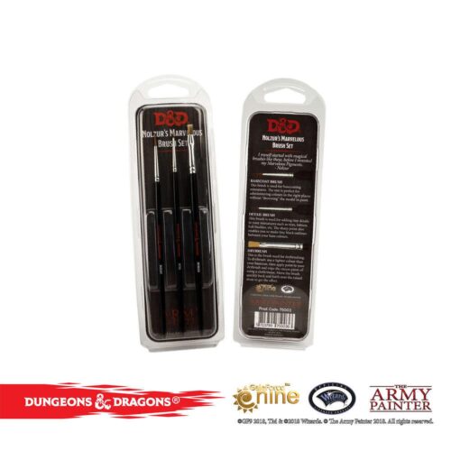 D&D Málningarsett: Pensla sett