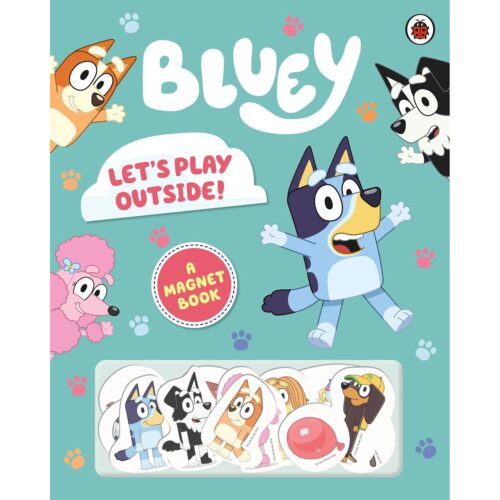Bluey - Lets Play Outside  Magnet Book