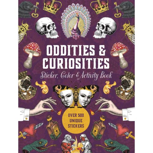 Oddities & Curiosities Sticker, Color & Activity Book