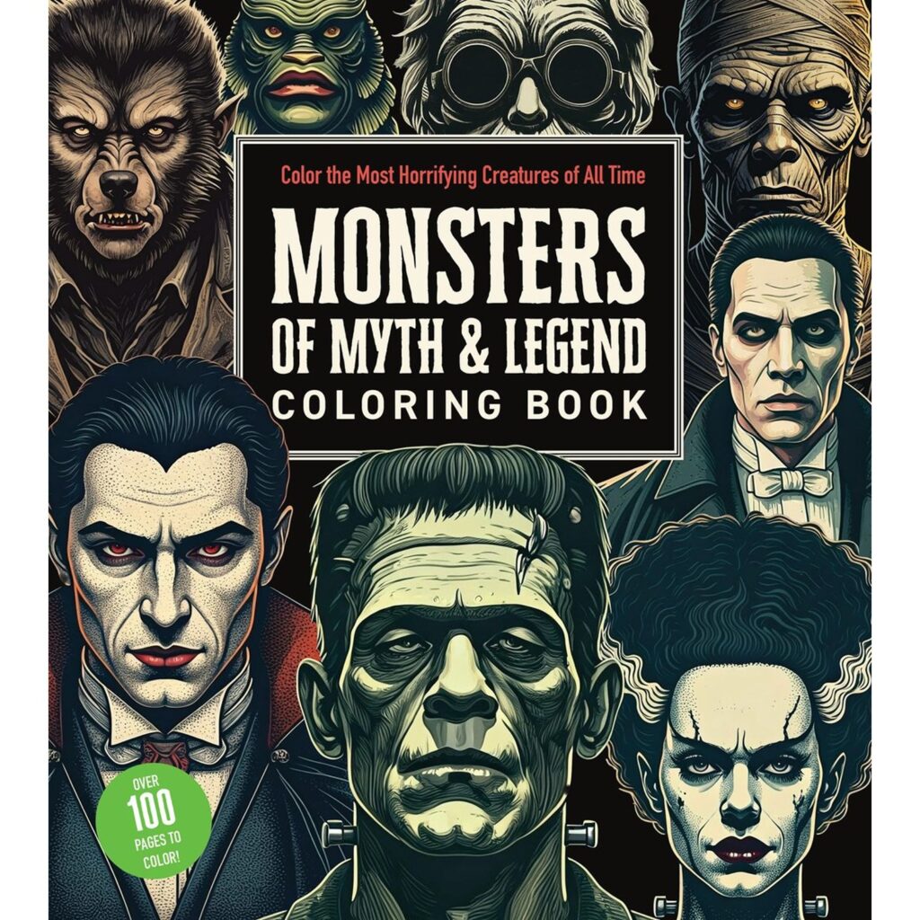 Monsters of Myth & Legend Coloring Book