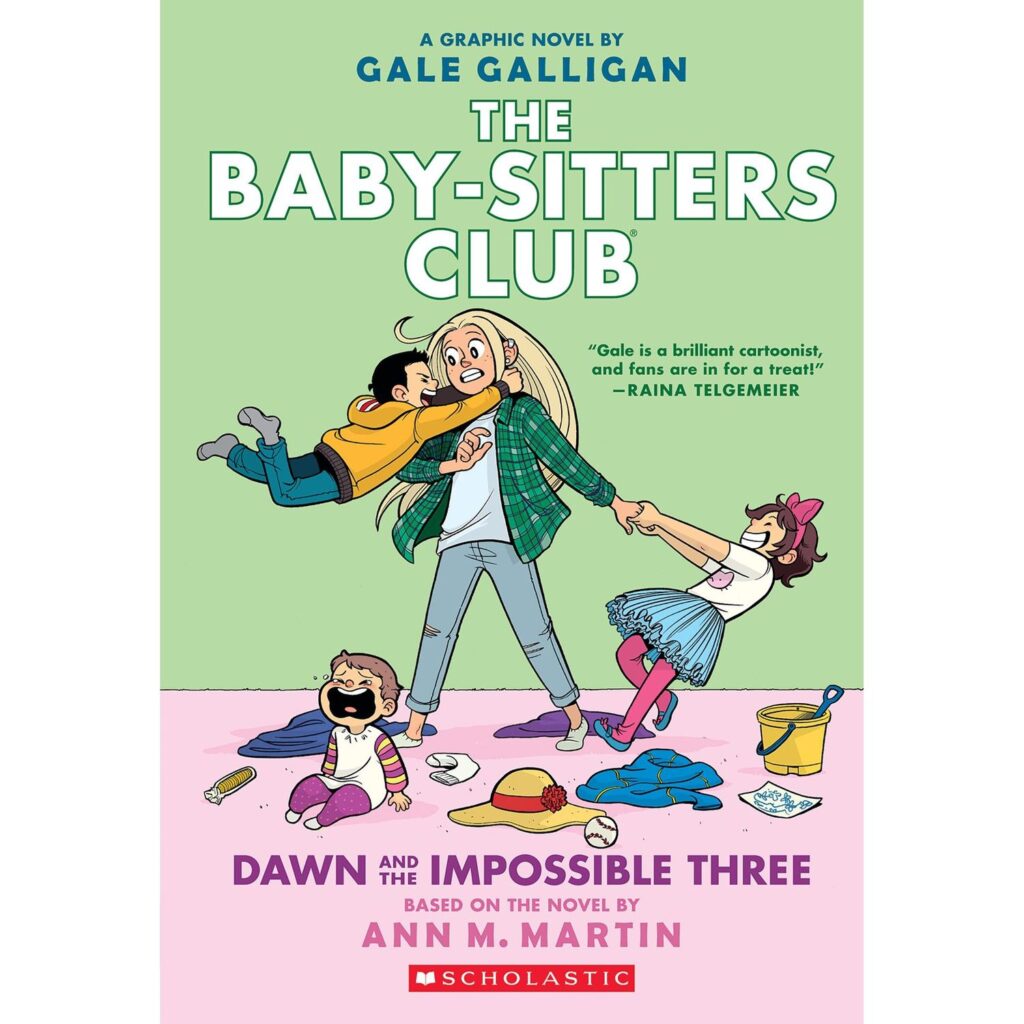 Dawn and the Impossible Three (The Baby-Sitters Club #5): Full-Color Edition