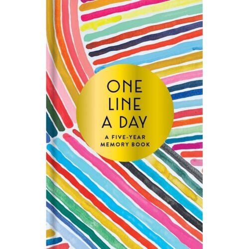 Rainbow One Line a Day: A five year memory book