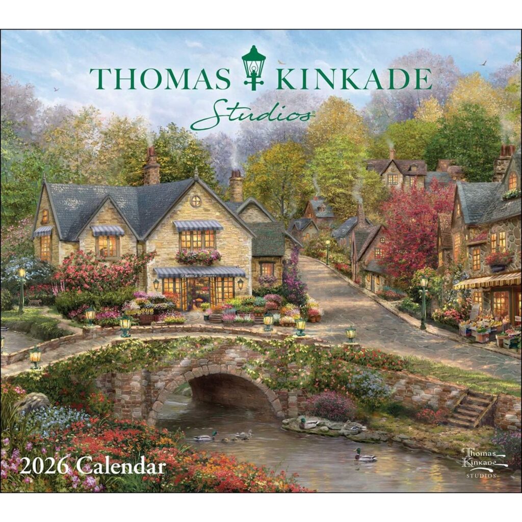 Thomas Kinkade Studios Deluxe veggdagatal 2026