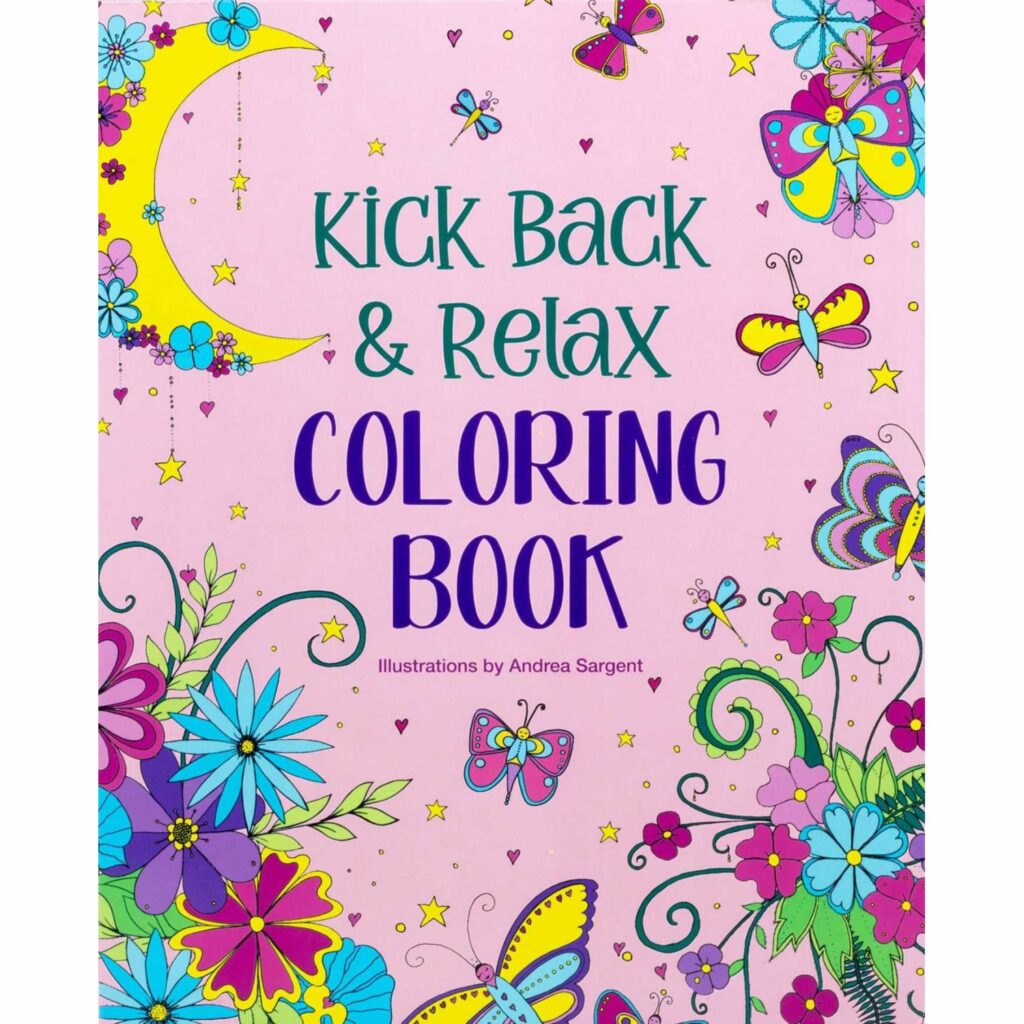 Kick Back & Relax Coloring Book