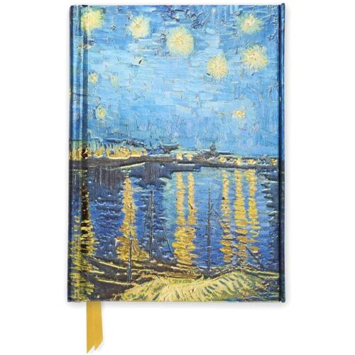 Van Gogh: Starry Night Over the Rhone - Minnisbók A6 (línustrikuð)
