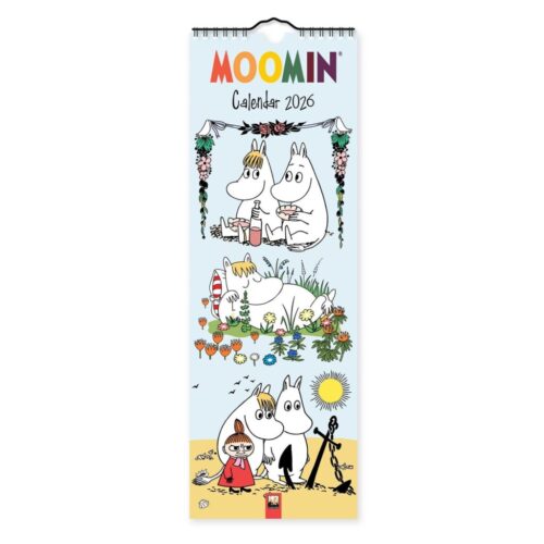 Moomin mjótt veggdagatal 2026
