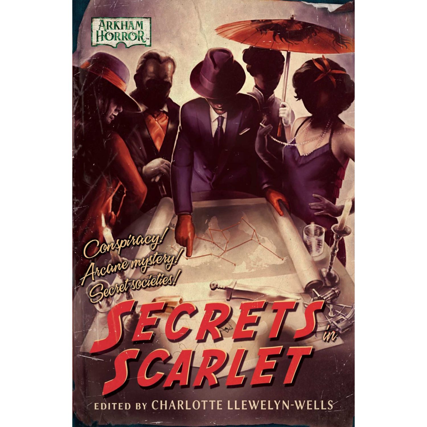 Secrets in Scarlet: An Arkham Horror Novel