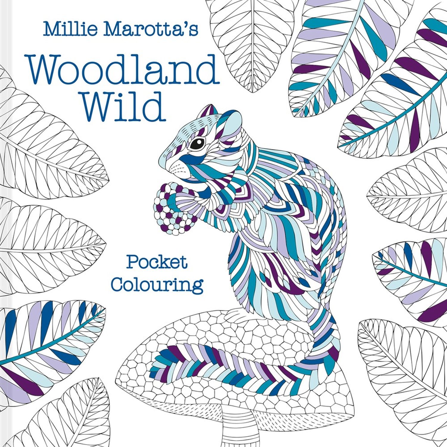 Millie Marottas Woodland Wild Pocket Colouring Nook