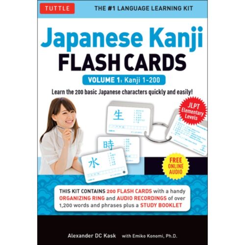 Japanese Kanji Flash Cards vol. 1: Kanji 1-200