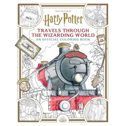 Harry Potter Travels Through the Wizarding World Official Coloring Book