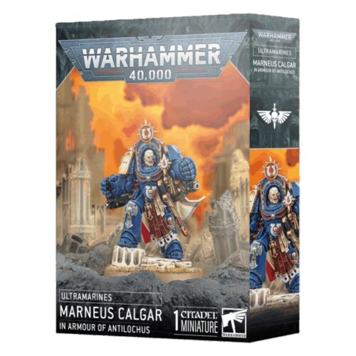 Space Marines Ultramarines Marneus Calgar in Armour of Antilochus