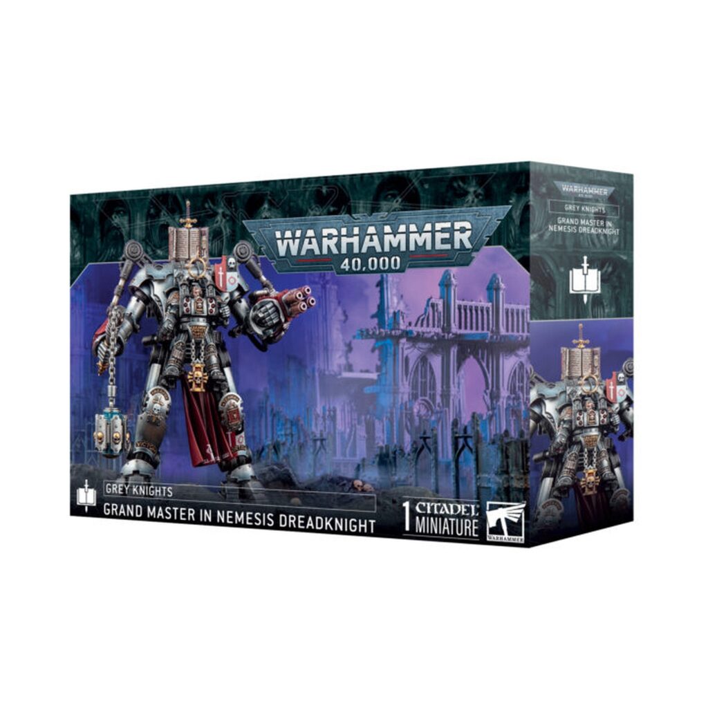 Grey Knights Grand Master in Nemesis Dreadknight