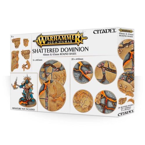 Shattered Dominion 40mm and 65mm Round Bases