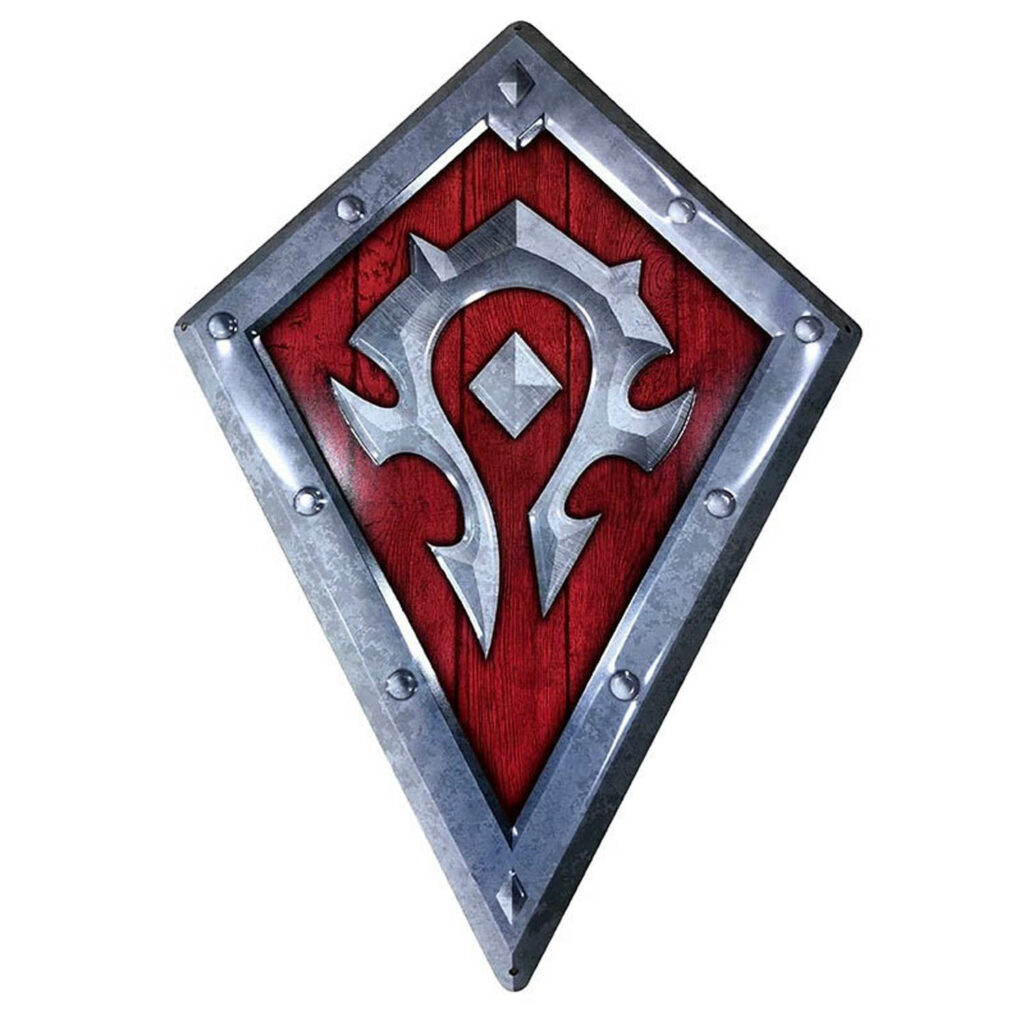 World Of Warcraft – Horde Shield (25X35) Plaque Métal