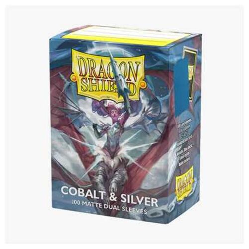 Dragon Shield Spilaplöst Matte Dual Blue Silver (100)