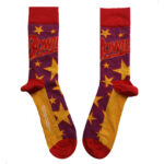 Bowie Stars Infill Purp Socks
