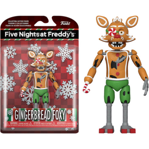 Five Nights at Freddys Holiday Gingerbread Foxy Action Figure