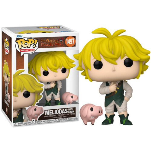 Seven Deadly Sins Meliodas Pop! Vinyl Figure and Hawk Buddy