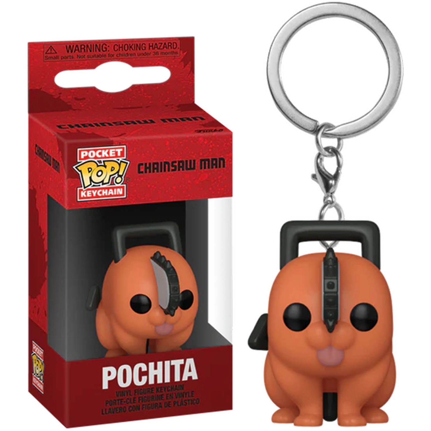 Chainsaw Man Pochita Pocket Pop! Keychain