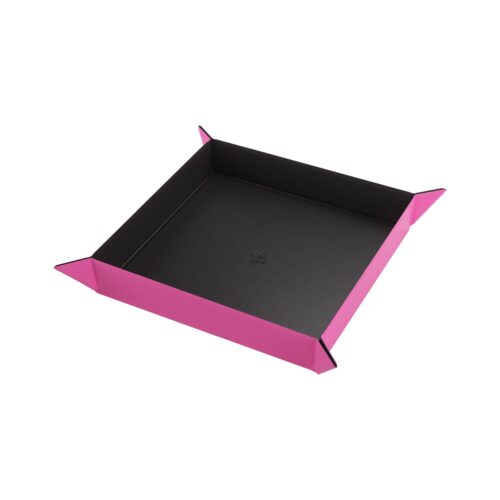 Magnetic Dice Tray Square Black/Pink