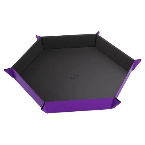 Magnetic Dice Tray Hex Black/Purple