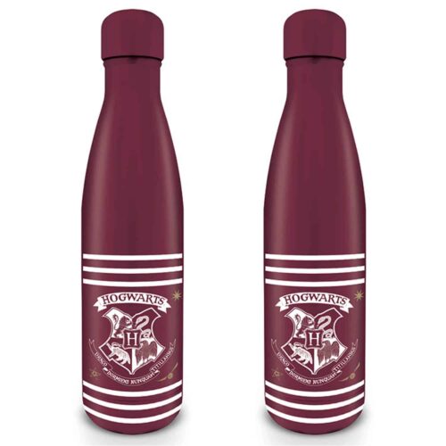 Harry Potter - Crest & Stripes Metal Drinks Bottle
