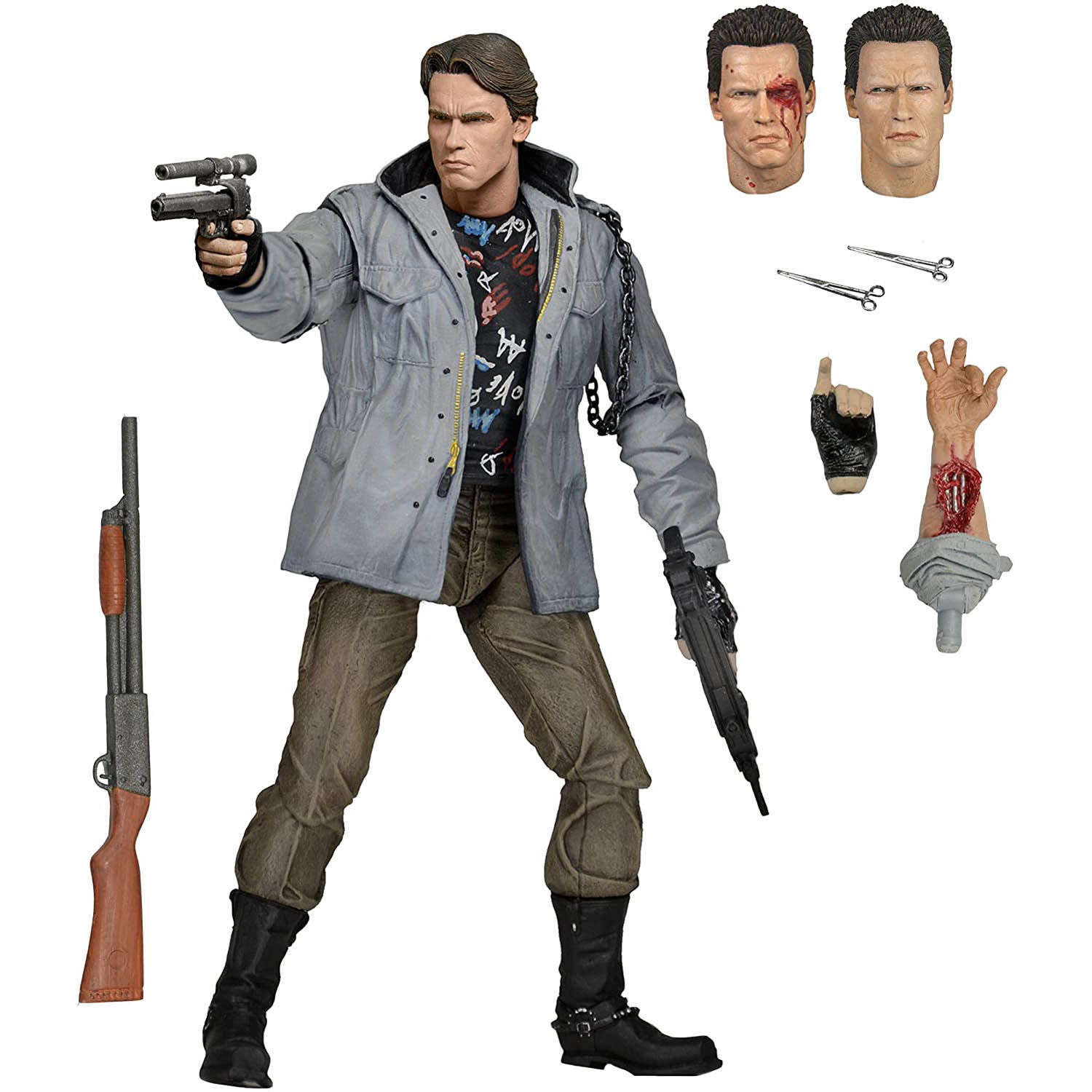 Terminator 7″ Figure Ultimate T-800 Tech Noir