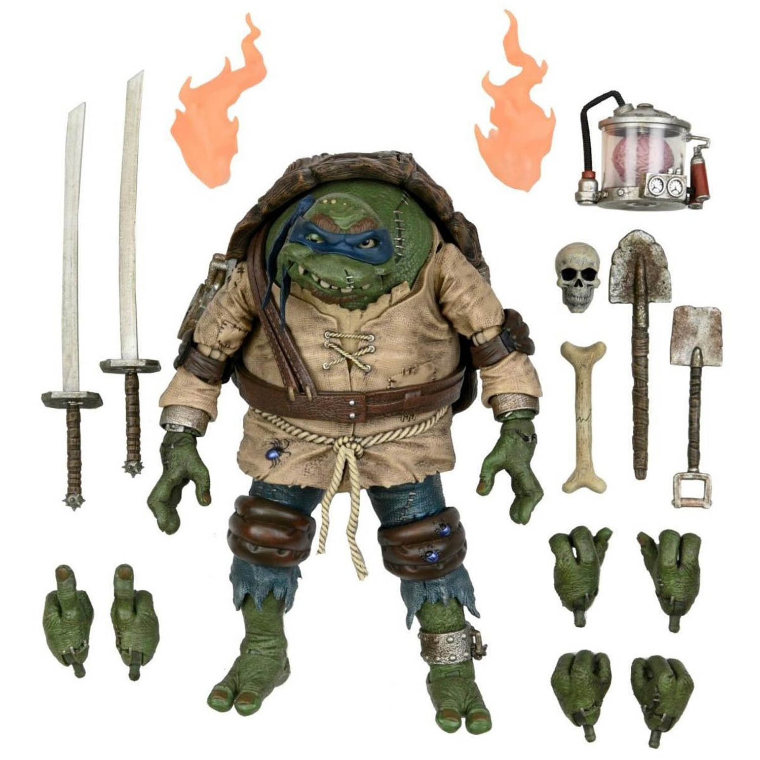 Universal Monsters x TMNT – Ultimate Leonardo Hunchback 7″ Action Figure