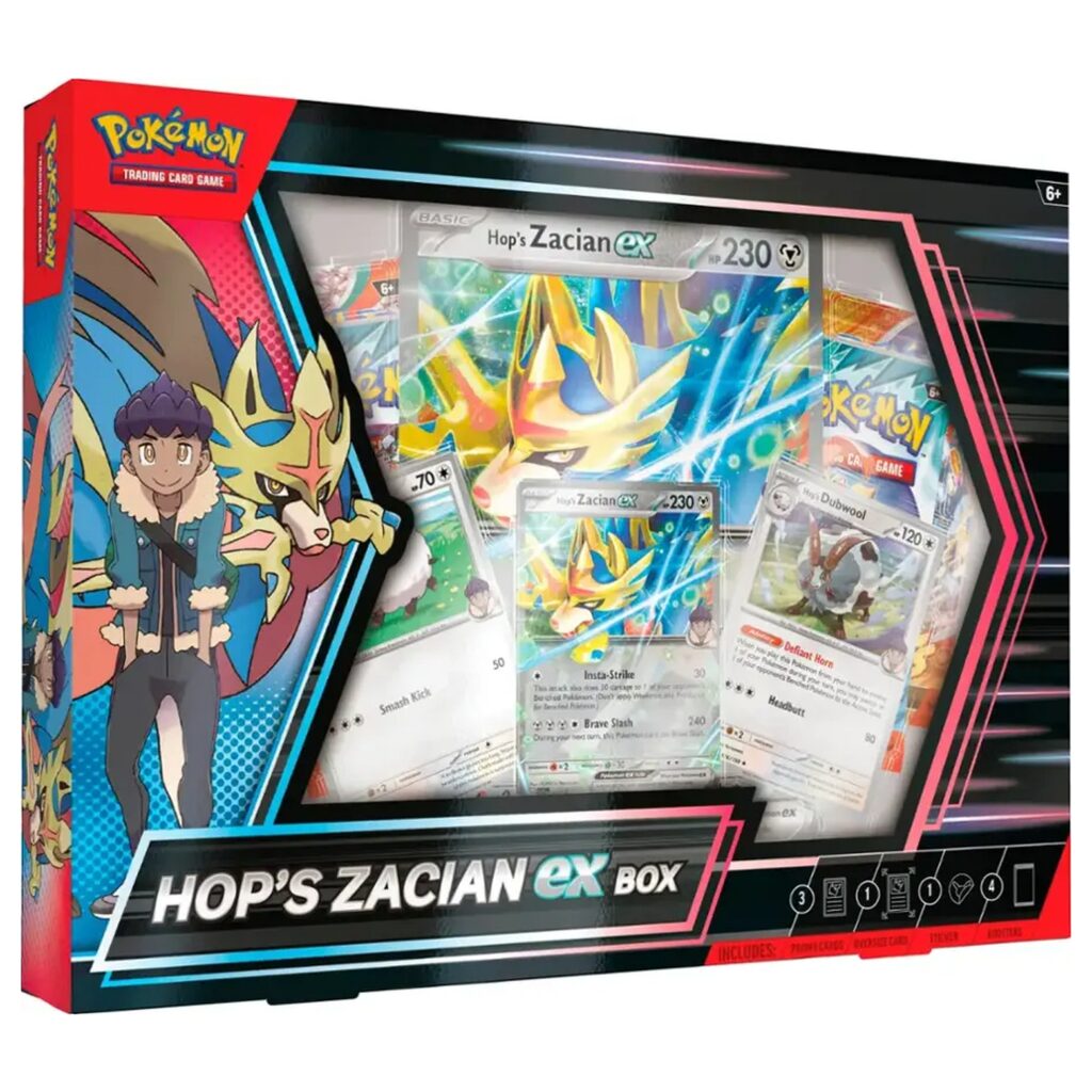 Pokemon Hop's Zacian ex Box
