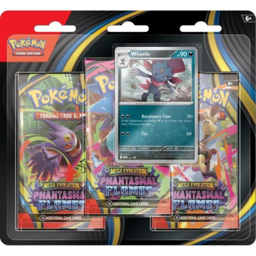 Phantasmal Flames: 3 Pack Booster Weavile