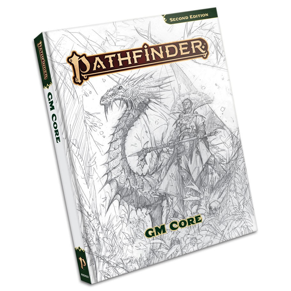 Pathfinder 2nd GM Core Sketch Cover