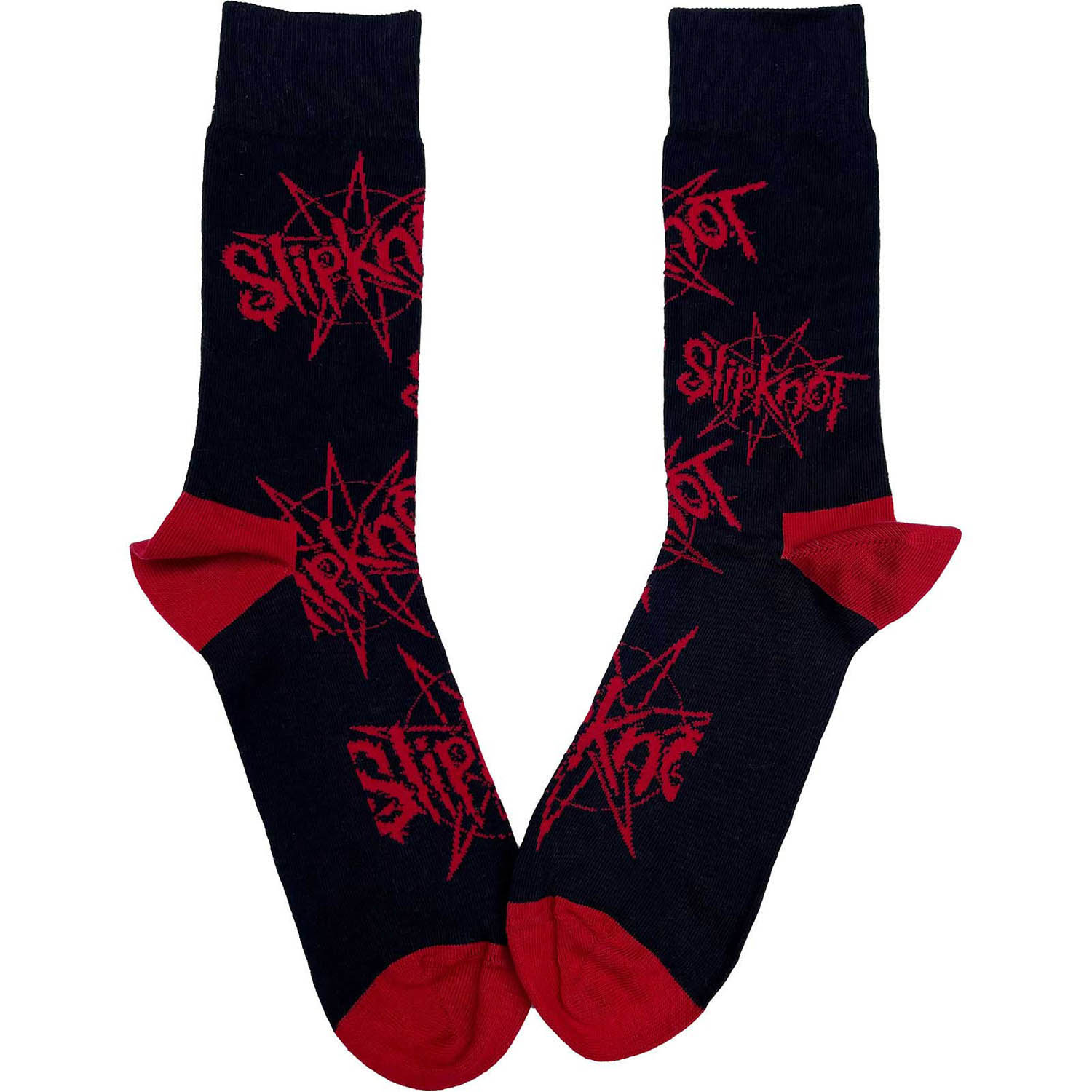 Slipknot Logo & Nonagram Black Socks