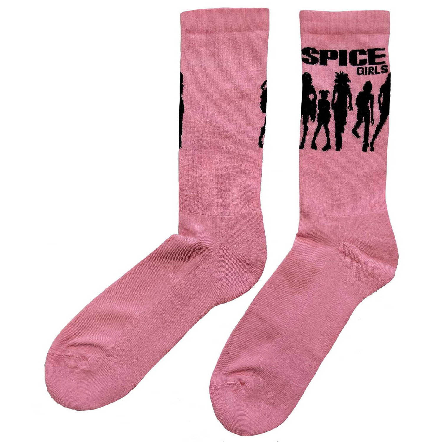 Spice Girls Silhouette Pink Socks