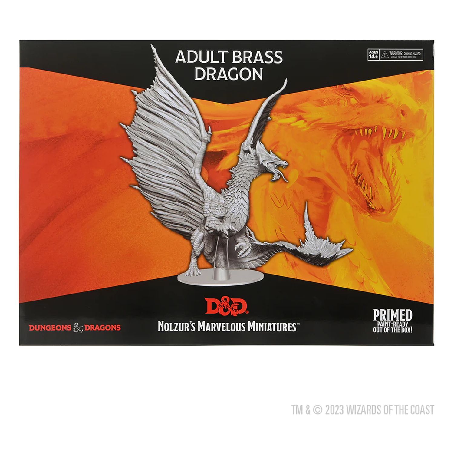 D&D fígúrur Adult Brass Dragon