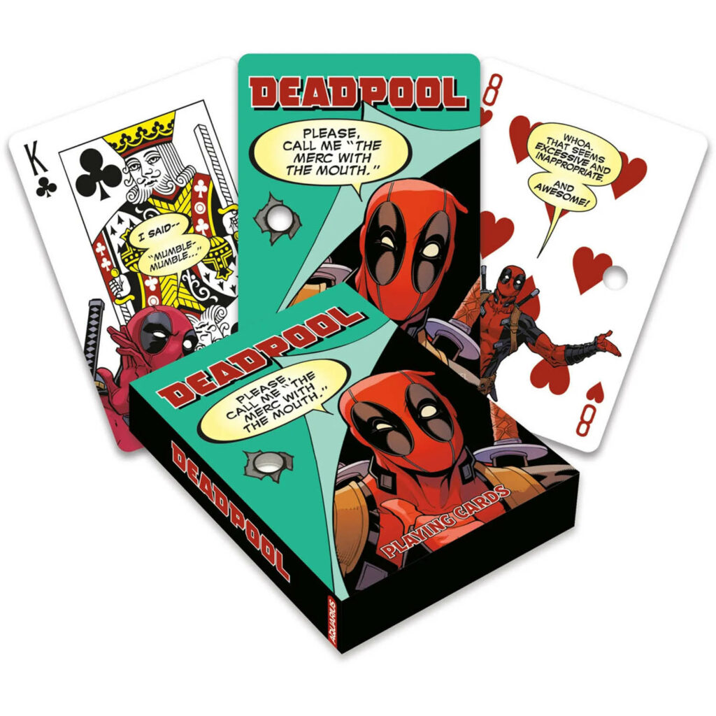 Deadpool Quotes Playing Cards