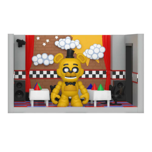 Five Nights at Freddys Stage with Freddy Snap Figure