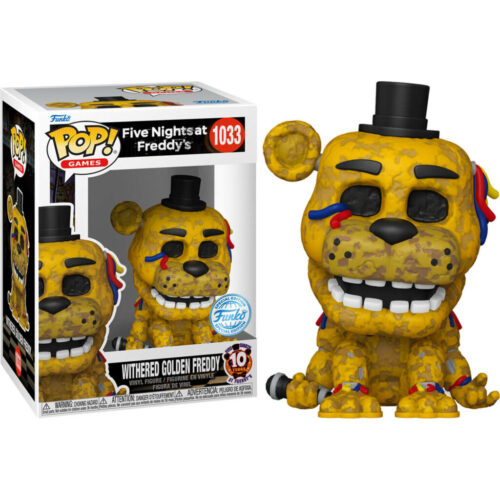 Five Nights At Freddys Withered Golden Freddy Pop! Vinyl Figure