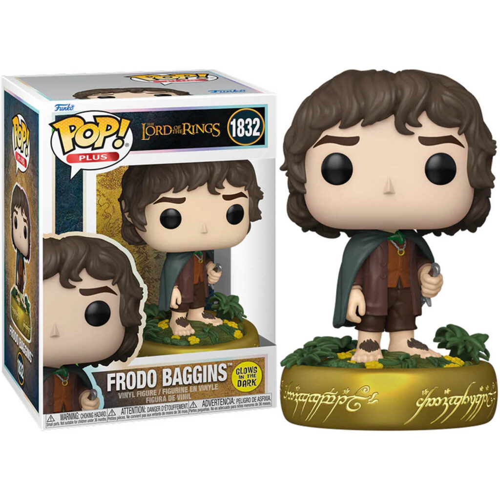 The Lord of the Rings Frodo Baggins GitD Pop! Vinyl Figure Plus