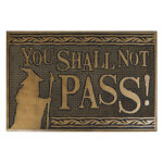 The Lord Of The Rings - You Shall Not Pass Rubber Mat